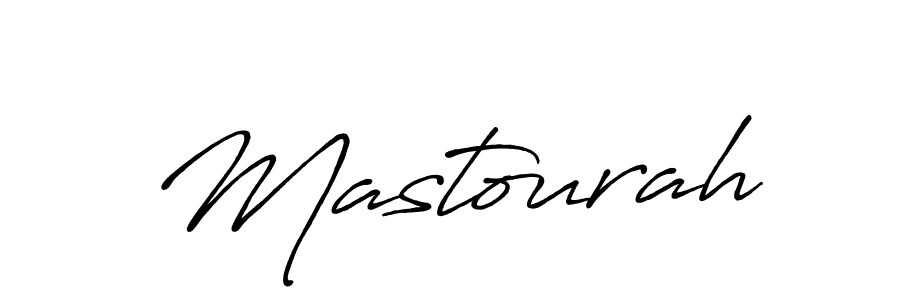Make a beautiful signature design for name Mastourah. With this signature (Antro_Vectra_Bolder) style, you can create a handwritten signature for free. Mastourah signature style 7 images and pictures png