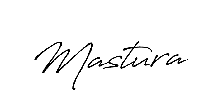 Make a beautiful signature design for name Mastura. With this signature (Antro_Vectra_Bolder) style, you can create a handwritten signature for free. Mastura signature style 7 images and pictures png