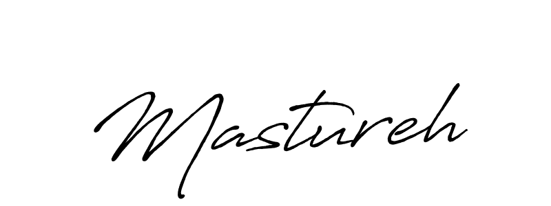 How to make Mastureh name signature. Use Antro_Vectra_Bolder style for creating short signs online. This is the latest handwritten sign. Mastureh signature style 7 images and pictures png