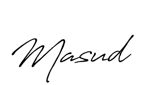 Make a beautiful signature design for name Masud. With this signature (Antro_Vectra_Bolder) style, you can create a handwritten signature for free. Masud signature style 7 images and pictures png