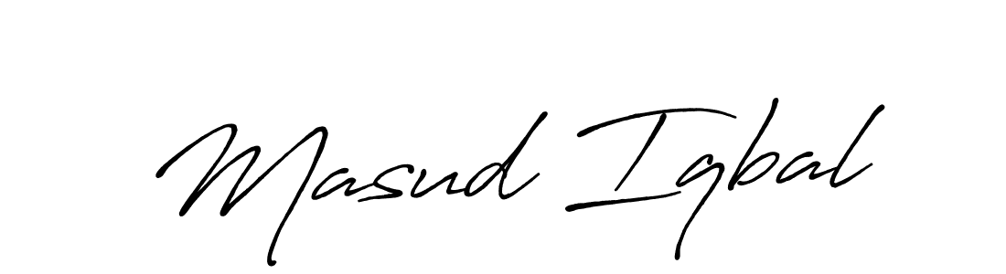 Also You can easily find your signature by using the search form. We will create Masud Iqbal name handwritten signature images for you free of cost using Antro_Vectra_Bolder sign style. Masud Iqbal signature style 7 images and pictures png