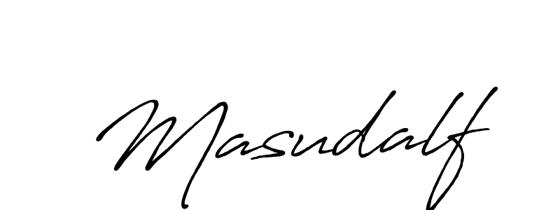 It looks lik you need a new signature style for name Masudalf. Design unique handwritten (Antro_Vectra_Bolder) signature with our free signature maker in just a few clicks. Masudalf signature style 7 images and pictures png