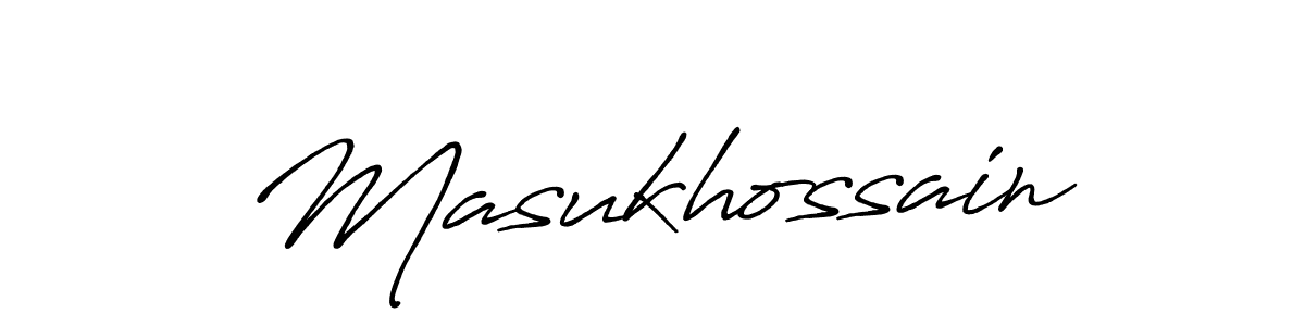 Antro_Vectra_Bolder is a professional signature style that is perfect for those who want to add a touch of class to their signature. It is also a great choice for those who want to make their signature more unique. Get Masukhossain name to fancy signature for free. Masukhossain signature style 7 images and pictures png