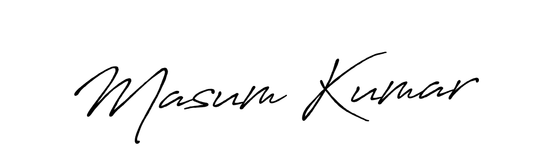 The best way (Antro_Vectra_Bolder) to make a short signature is to pick only two or three words in your name. The name Masum Kumar include a total of six letters. For converting this name. Masum Kumar signature style 7 images and pictures png