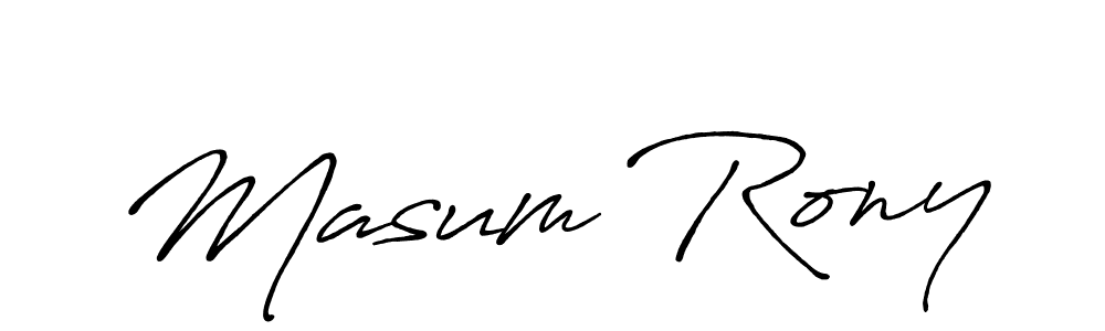 This is the best signature style for the Masum Rony name. Also you like these signature font (Antro_Vectra_Bolder). Mix name signature. Masum Rony signature style 7 images and pictures png