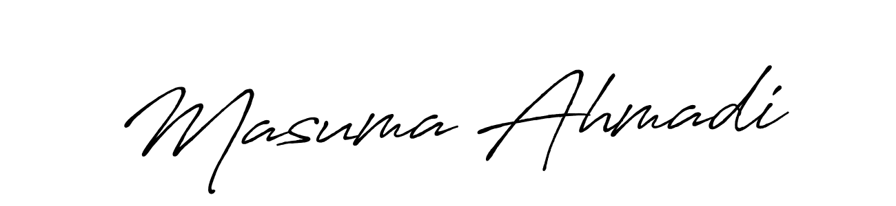 Best and Professional Signature Style for Masuma Ahmadi. Antro_Vectra_Bolder Best Signature Style Collection. Masuma Ahmadi signature style 7 images and pictures png