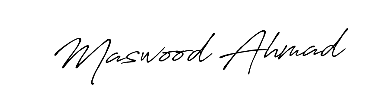 if you are searching for the best signature style for your name Maswood Ahmad. so please give up your signature search. here we have designed multiple signature styles  using Antro_Vectra_Bolder. Maswood Ahmad signature style 7 images and pictures png