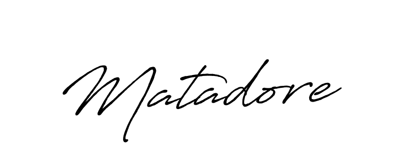 It looks lik you need a new signature style for name Matadore. Design unique handwritten (Antro_Vectra_Bolder) signature with our free signature maker in just a few clicks. Matadore signature style 7 images and pictures png