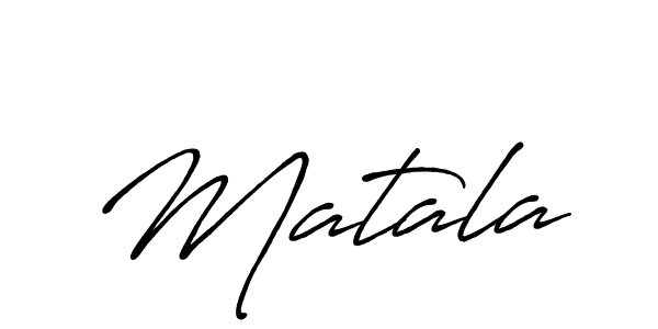 Create a beautiful signature design for name Matala. With this signature (Antro_Vectra_Bolder) fonts, you can make a handwritten signature for free. Matala signature style 7 images and pictures png