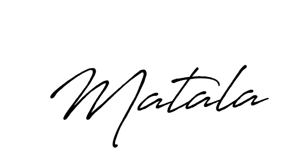 Create a beautiful signature design for name Matala. With this signature (Antro_Vectra_Bolder) fonts, you can make a handwritten signature for free. Matala signature style 7 images and pictures png