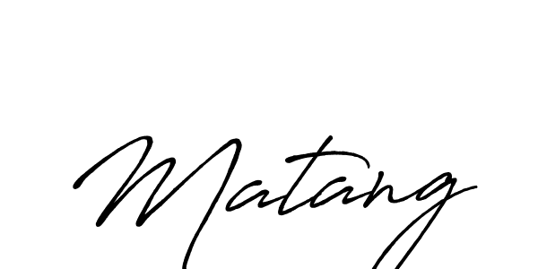 Once you've used our free online signature maker to create your best signature Antro_Vectra_Bolder style, it's time to enjoy all of the benefits that Matang name signing documents. Matang signature style 7 images and pictures png