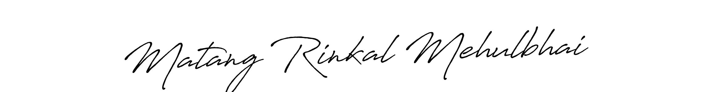 You can use this online signature creator to create a handwritten signature for the name Matang Rinkal Mehulbhai. This is the best online autograph maker. Matang Rinkal Mehulbhai signature style 7 images and pictures png