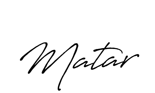 Design your own signature with our free online signature maker. With this signature software, you can create a handwritten (Antro_Vectra_Bolder) signature for name Matar. Matar signature style 7 images and pictures png