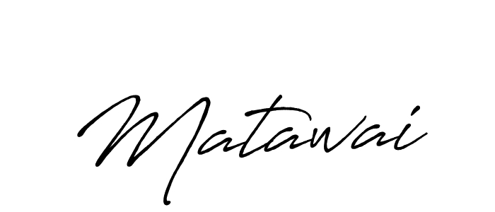 How to make Matawai signature? Antro_Vectra_Bolder is a professional autograph style. Create handwritten signature for Matawai name. Matawai signature style 7 images and pictures png