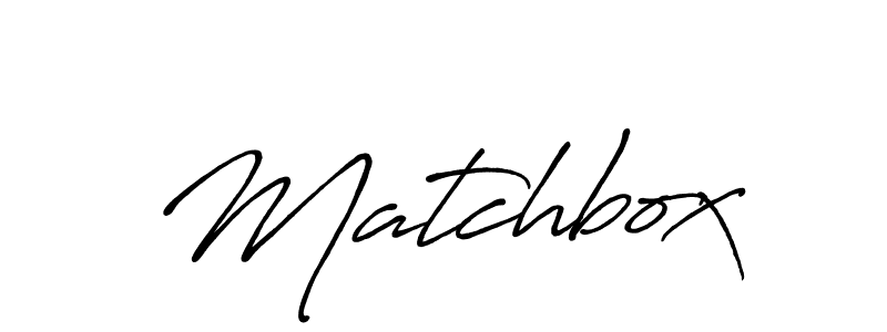 Matchbox stylish signature style. Best Handwritten Sign (Antro_Vectra_Bolder) for my name. Handwritten Signature Collection Ideas for my name Matchbox. Matchbox signature style 7 images and pictures png