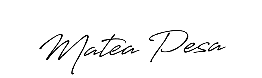 Make a short Matea Pesa signature style. Manage your documents anywhere anytime using Antro_Vectra_Bolder. Create and add eSignatures, submit forms, share and send files easily. Matea Pesa signature style 7 images and pictures png