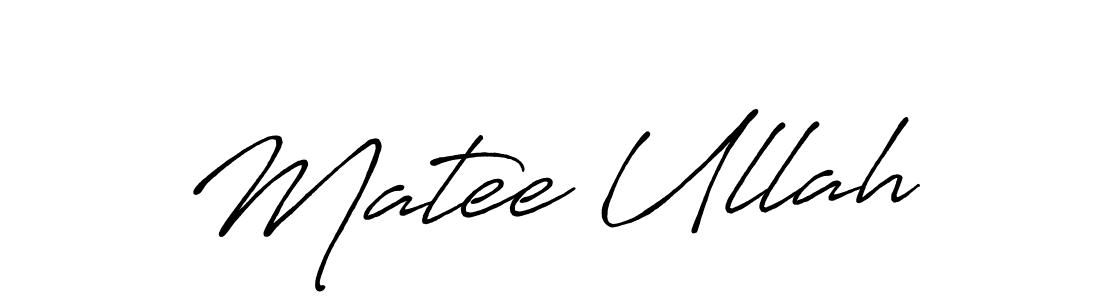 How to Draw Matee Ullah signature style? Antro_Vectra_Bolder is a latest design signature styles for name Matee Ullah. Matee Ullah signature style 7 images and pictures png