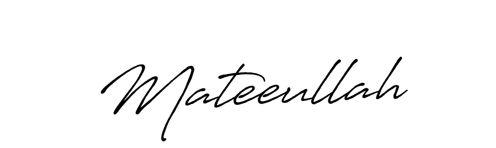 How to make Mateeullah signature? Antro_Vectra_Bolder is a professional autograph style. Create handwritten signature for Mateeullah name. Mateeullah signature style 7 images and pictures png