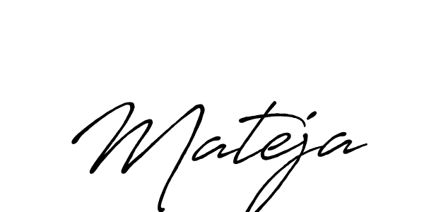 Also we have Mateja name is the best signature style. Create professional handwritten signature collection using Antro_Vectra_Bolder autograph style. Mateja signature style 7 images and pictures png