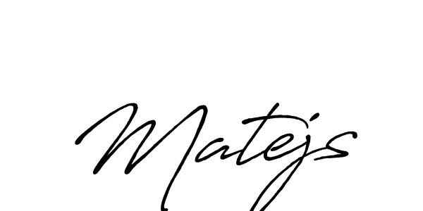 How to make Matejs signature? Antro_Vectra_Bolder is a professional autograph style. Create handwritten signature for Matejs name. Matejs signature style 7 images and pictures png