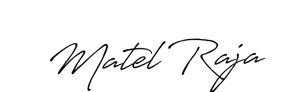 How to make Matel Raja signature? Antro_Vectra_Bolder is a professional autograph style. Create handwritten signature for Matel Raja name. Matel Raja signature style 7 images and pictures png