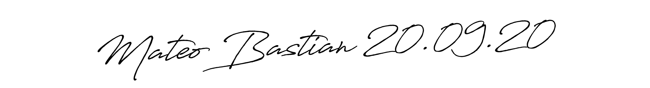 Also You can easily find your signature by using the search form. We will create Mateo Bastian 20.09.20 name handwritten signature images for you free of cost using Antro_Vectra_Bolder sign style. Mateo Bastian 20.09.20 signature style 7 images and pictures png