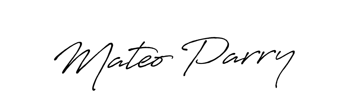 Antro_Vectra_Bolder is a professional signature style that is perfect for those who want to add a touch of class to their signature. It is also a great choice for those who want to make their signature more unique. Get Mateo Parry name to fancy signature for free. Mateo Parry signature style 7 images and pictures png