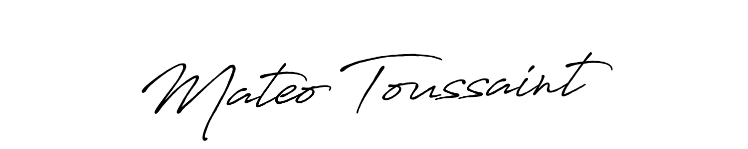 Antro_Vectra_Bolder is a professional signature style that is perfect for those who want to add a touch of class to their signature. It is also a great choice for those who want to make their signature more unique. Get Mateo Toussaint name to fancy signature for free. Mateo Toussaint signature style 7 images and pictures png