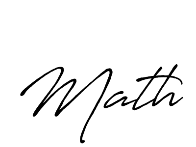 Also You can easily find your signature by using the search form. We will create Math name handwritten signature images for you free of cost using Antro_Vectra_Bolder sign style. Math signature style 7 images and pictures png