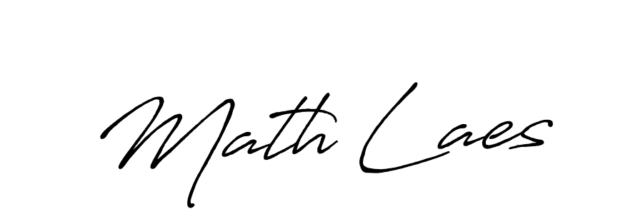 Create a beautiful signature design for name Math Laes. With this signature (Antro_Vectra_Bolder) fonts, you can make a handwritten signature for free. Math Laes signature style 7 images and pictures png