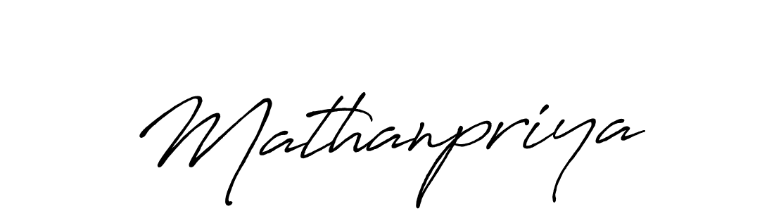 It looks lik you need a new signature style for name Mathanpriya. Design unique handwritten (Antro_Vectra_Bolder) signature with our free signature maker in just a few clicks. Mathanpriya signature style 7 images and pictures png