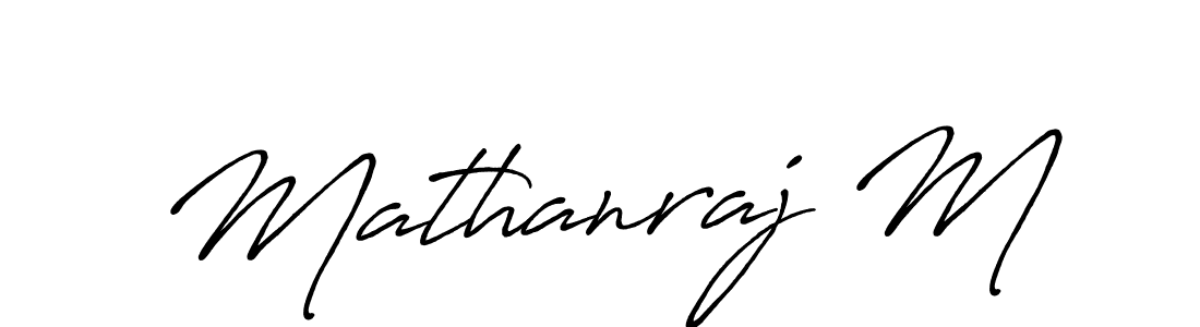 You should practise on your own different ways (Antro_Vectra_Bolder) to write your name (Mathanraj M) in signature. don't let someone else do it for you. Mathanraj M signature style 7 images and pictures png