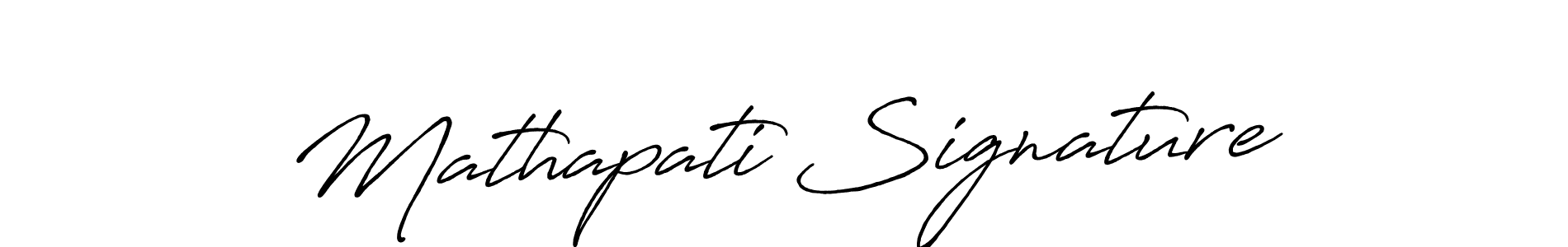 Create a beautiful signature design for name Mathapati Signature. With this signature (Antro_Vectra_Bolder) fonts, you can make a handwritten signature for free. Mathapati Signature signature style 7 images and pictures png
