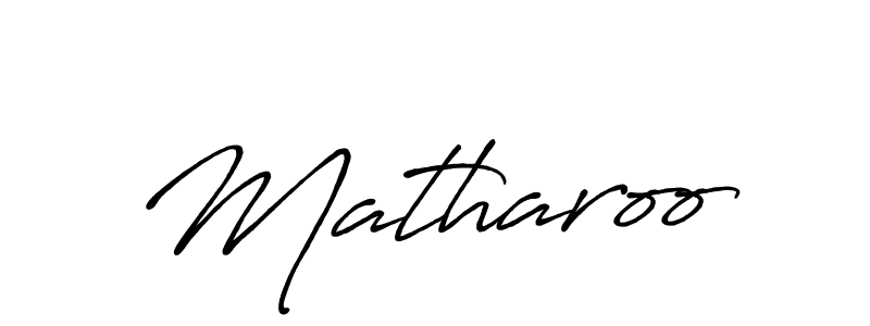 Make a beautiful signature design for name Matharoo. With this signature (Antro_Vectra_Bolder) style, you can create a handwritten signature for free. Matharoo signature style 7 images and pictures png