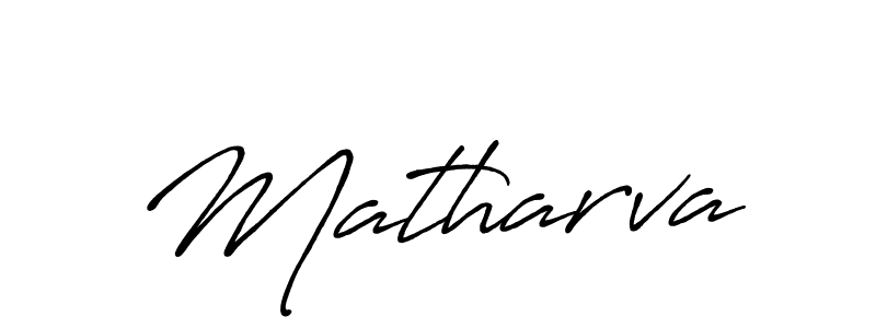 Create a beautiful signature design for name Matharva. With this signature (Antro_Vectra_Bolder) fonts, you can make a handwritten signature for free. Matharva signature style 7 images and pictures png