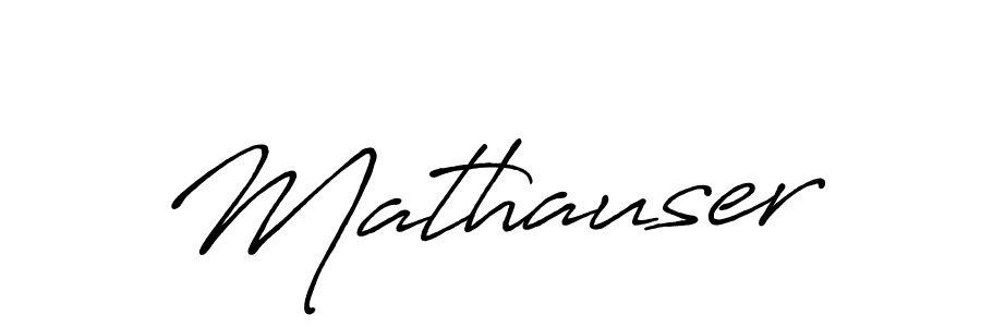 Create a beautiful signature design for name Mathauser. With this signature (Antro_Vectra_Bolder) fonts, you can make a handwritten signature for free. Mathauser signature style 7 images and pictures png