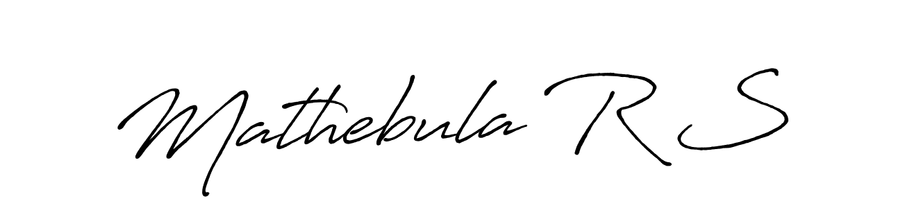 Best and Professional Signature Style for Mathebula R S. Antro_Vectra_Bolder Best Signature Style Collection. Mathebula R S signature style 7 images and pictures png