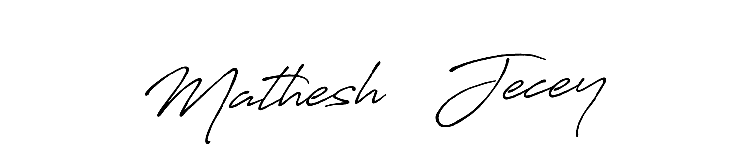 Also You can easily find your signature by using the search form. We will create Mathesh   Jecey name handwritten signature images for you free of cost using Antro_Vectra_Bolder sign style. Mathesh   Jecey signature style 7 images and pictures png