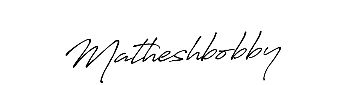 Antro_Vectra_Bolder is a professional signature style that is perfect for those who want to add a touch of class to their signature. It is also a great choice for those who want to make their signature more unique. Get Matheshbobby name to fancy signature for free. Matheshbobby signature style 7 images and pictures png