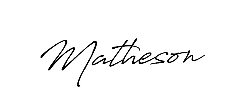 Make a beautiful signature design for name Matheson. With this signature (Antro_Vectra_Bolder) style, you can create a handwritten signature for free. Matheson signature style 7 images and pictures png