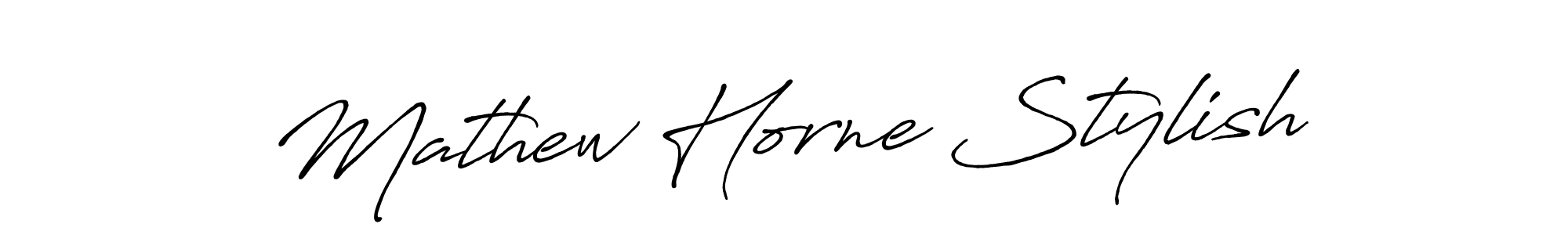 The best way (Antro_Vectra_Bolder) to make a short signature is to pick only two or three words in your name. The name Mathew Horne Stylish include a total of six letters. For converting this name. Mathew Horne Stylish signature style 7 images and pictures png
