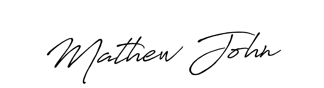 Also we have Mathew John name is the best signature style. Create professional handwritten signature collection using Antro_Vectra_Bolder autograph style. Mathew John signature style 7 images and pictures png