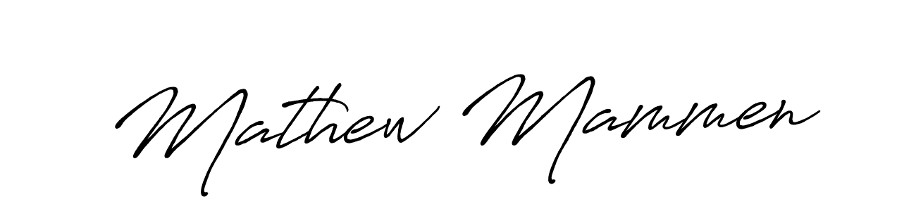 Antro_Vectra_Bolder is a professional signature style that is perfect for those who want to add a touch of class to their signature. It is also a great choice for those who want to make their signature more unique. Get Mathew Mammen name to fancy signature for free. Mathew Mammen signature style 7 images and pictures png