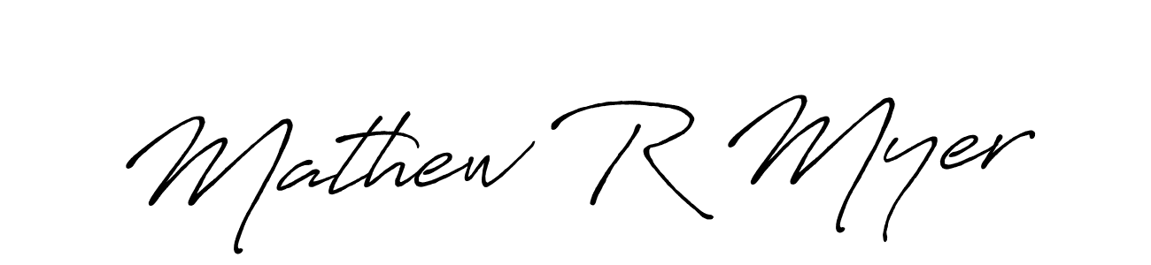 Make a beautiful signature design for name Mathew R Myer. Use this online signature maker to create a handwritten signature for free. Mathew R Myer signature style 7 images and pictures png