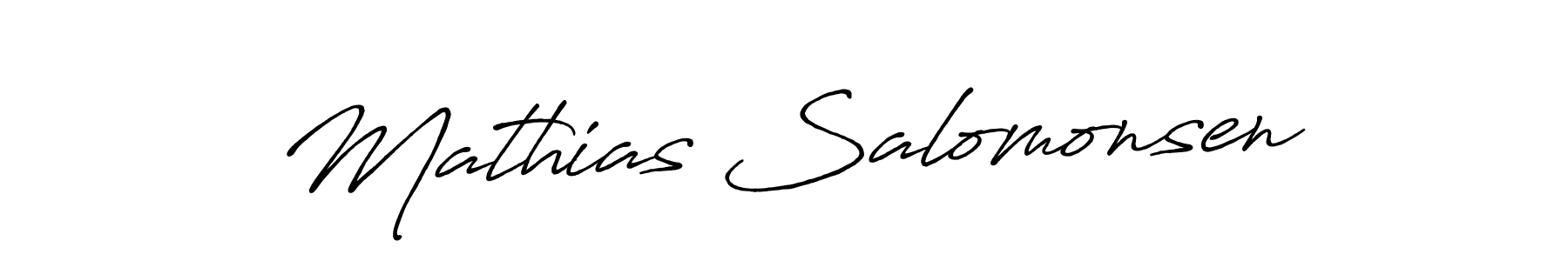 Best and Professional Signature Style for Mathias Salomonsen. Antro_Vectra_Bolder Best Signature Style Collection. Mathias Salomonsen signature style 7 images and pictures png