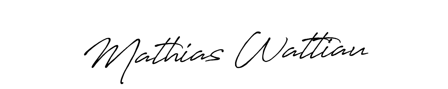 It looks lik you need a new signature style for name Mathias Wattiau. Design unique handwritten (Antro_Vectra_Bolder) signature with our free signature maker in just a few clicks. Mathias Wattiau signature style 7 images and pictures png