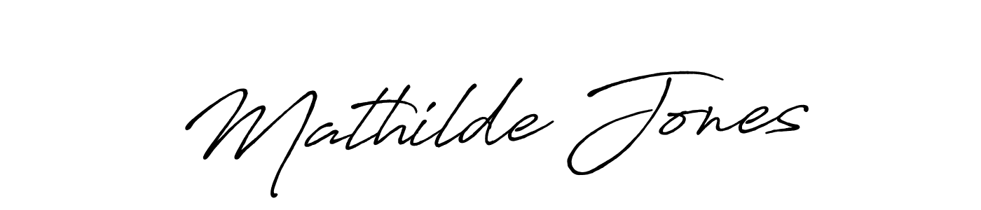 Best and Professional Signature Style for Mathilde Jones. Antro_Vectra_Bolder Best Signature Style Collection. Mathilde Jones signature style 7 images and pictures png