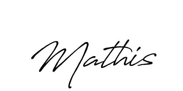 Create a beautiful signature design for name Mathis. With this signature (Antro_Vectra_Bolder) fonts, you can make a handwritten signature for free. Mathis signature style 7 images and pictures png