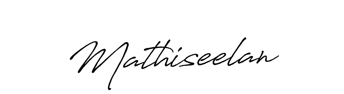 Make a beautiful signature design for name Mathiseelan. With this signature (Antro_Vectra_Bolder) style, you can create a handwritten signature for free. Mathiseelan signature style 7 images and pictures png