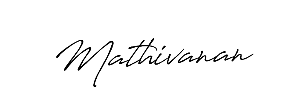 Make a beautiful signature design for name Mathivanan. With this signature (Antro_Vectra_Bolder) style, you can create a handwritten signature for free. Mathivanan signature style 7 images and pictures png